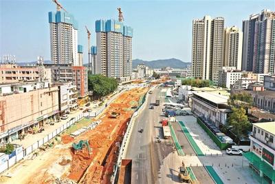 光明大街与荔林路 市政工程如火如荼，城市脉络加速焕新